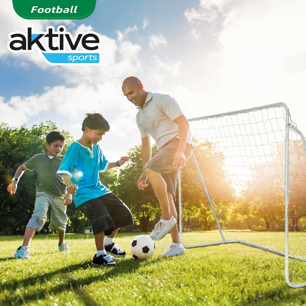 Baliza de Futebol Aktive 182 x 91 x 122 cm